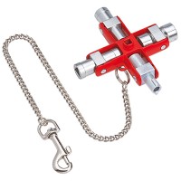 Универсальный ключ для строительства для распространенных шкафов и систем запирания KNIPEX KN-001106