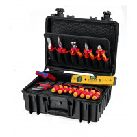 Инструментальный чемодан 24 предмета KNIPEX Robust23 Start Electric 002134HLS2