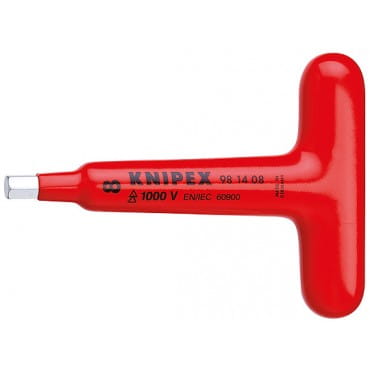 Отвертка для винтов с профилем с прочной Т-образной ручкой KNIPEX KN-981405
