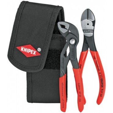 Набор мини-клещей в поясной сумке для инструментов KNIPEX KN-002072V02