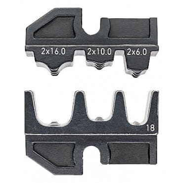 Плашка опрессовочная для сдвоенных контактных гильз KNIPEX KN-974918