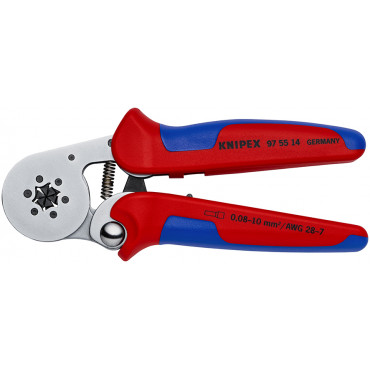 Инструмент для тетрагональной опрессовки точеных контактов KNIPEX KN-975514