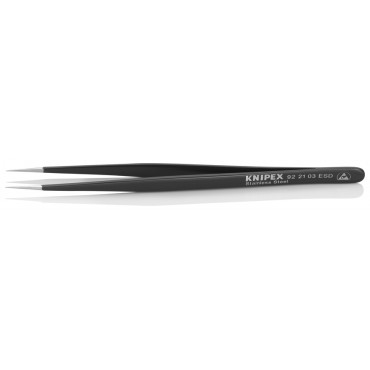 Пинцет захватный прецизионный KNIPEX KN-922103ESD