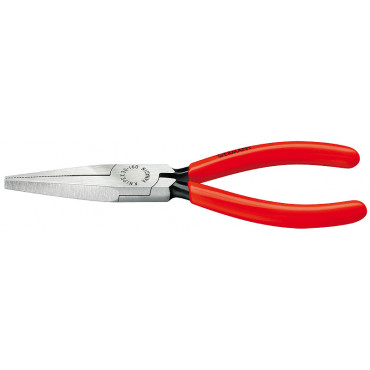 Длинногубцы плоские рифлённые губки KNIPEX KN-3011160SB