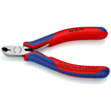 Кусачки торцевые для электроники KNIPEX KN-6442115SB