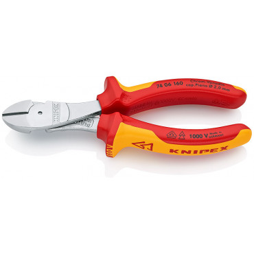 Кусачки боковые особой мощности KNIPEX KN-7406160SB