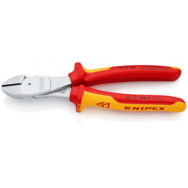 Кусачки боковые особой мощности KNIPEX KN-7406200SB
