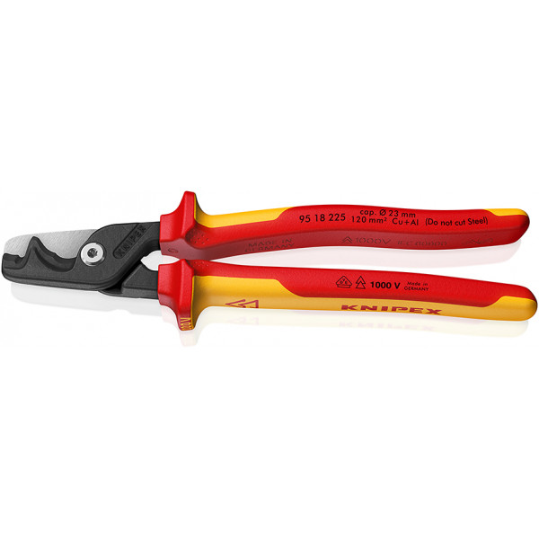 ゲイナートウ スーパー9M(25cm) Кабелерез Knipex StepCut XL ступенчатый рез, Ø 23 мм, длина 225 мм