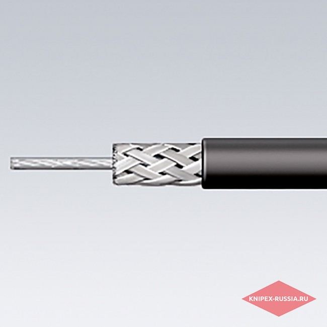 Инструмент для снятия изоляции с коаксиальных кабелей KNIPEX KN-1660100SB
