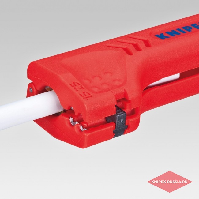 Универсальный инструмент для снятия оболочки с кабеля домовой и промышленной сети KNIPEX KN-1690130SB
