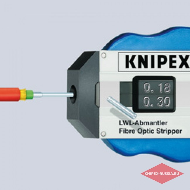 Инструмент для снятия изоляции с оптоволоконного кабеля KNIPEX KN-1285100SB