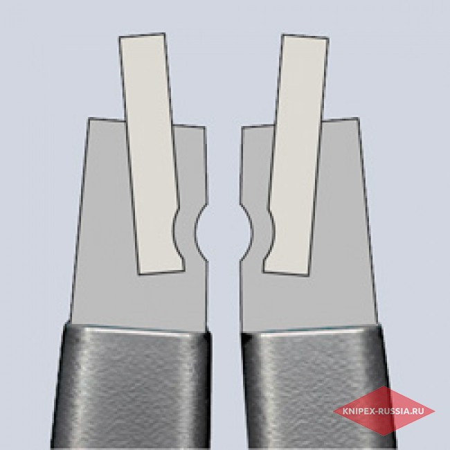 Прецизионные щипцы для внешних стопорных колец на валах KNIPEX KN-4911A4