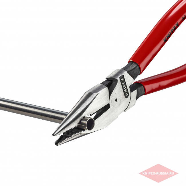 Плоскогубцы комбинированные остроконечные с удлинёнными губками KNIPEX KN-0821185SB