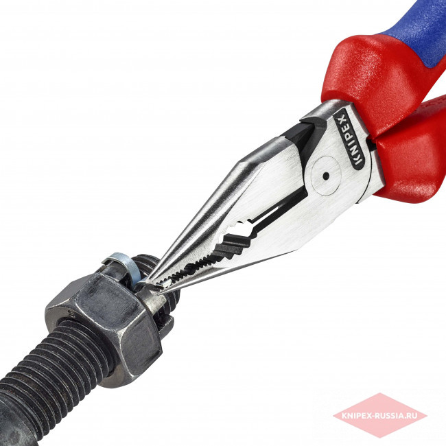 Плоскогубцы комбинированные остроконечные с удлинёнными губками KNIPEX KN-0822185SB