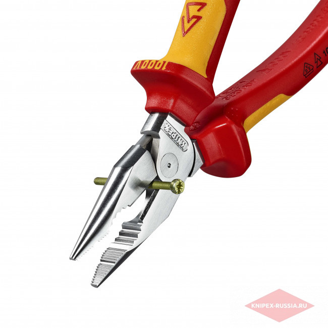 Плоскогубцы комбинированные остроконечные с удлинёнными губками KNIPEX KN-0826185