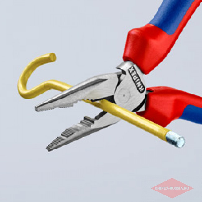 Плоскогубцы комбинированные остроконечные с удлинёнными губками KNIPEX KN-0822145SB