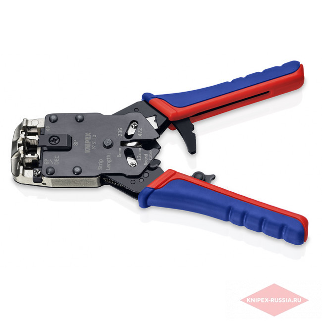 Инструмент для опрессовки штекеров типа Western KNIPEX KN-975112SB
