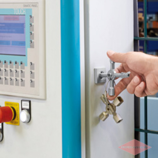 Ключи TwinKey для распространенных шкафов и систем запирания KNIPEX KN-001101